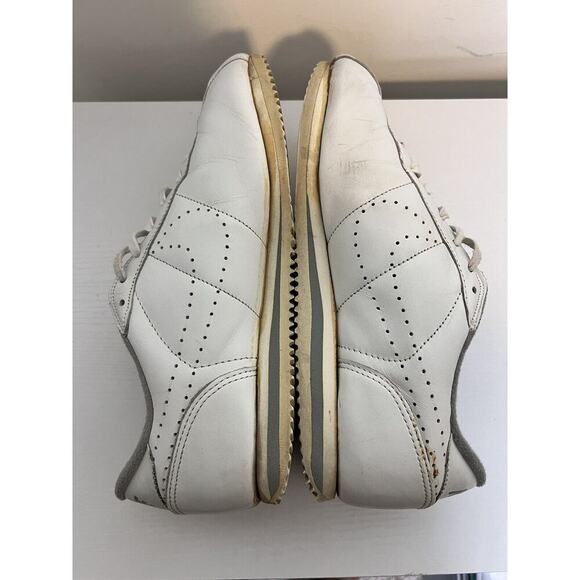 Nike Leather Cortez Perf 1988 Size 8.5 Mens White Grey Shoes - Picture 10 of 12